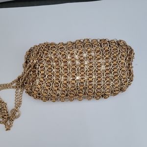 Metal mesh clutch bag/purse